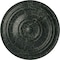 Ekena Millwork Traditional Ceiling Medallion (Canopies up to 8 1/4"), 31 1/2"OD x 2 1/2"P, Painted Turtle Crackle CM31TRPTC - alternate 1